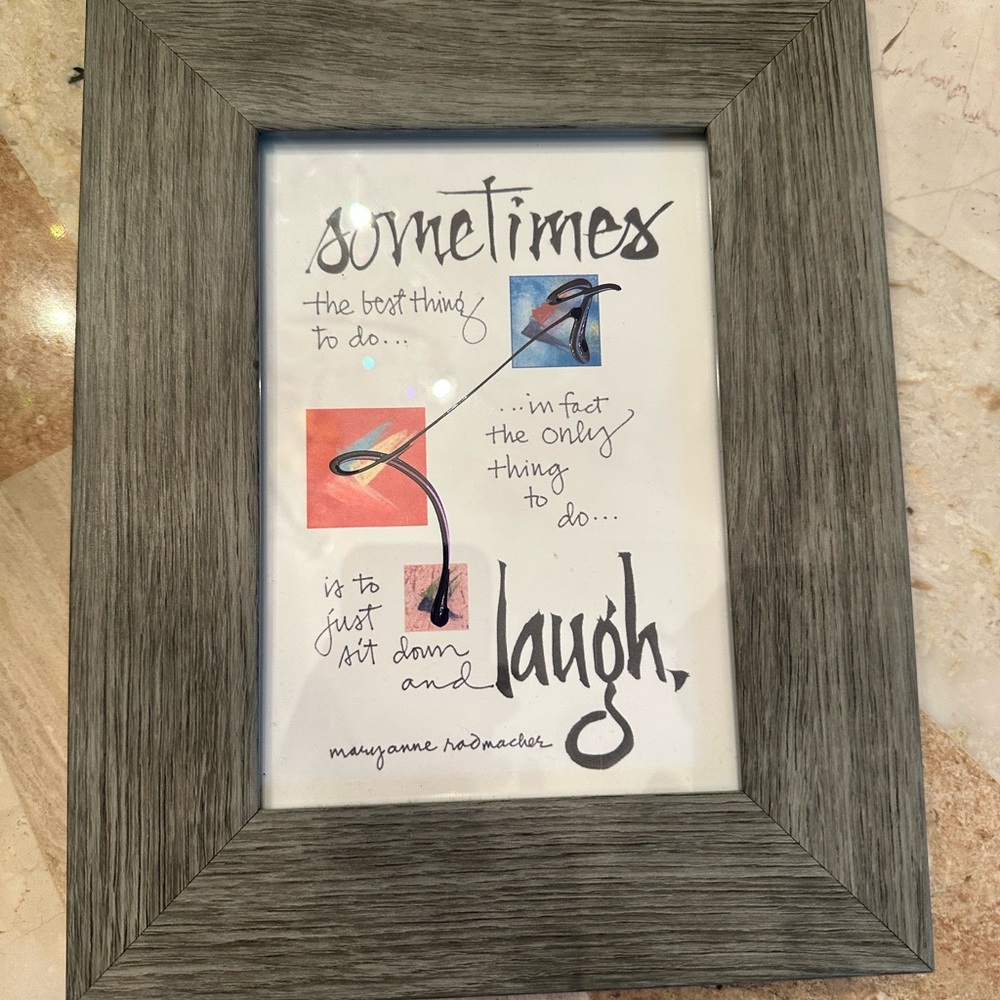New Framed Motivational Art